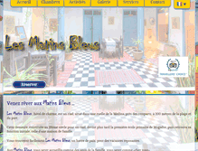 Tablet Screenshot of les-matins-bleus.com
